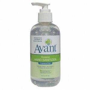 DESCRIPTION: (8) INSTANT HAND SANITIZER BRAND/MODEL: AVANT #3VDE9 RETAIL$: $6.00 EA SIZE: 10 OZ QTY: 8