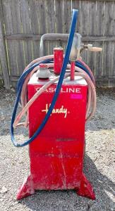 30-GALLON GASOLINE CADDY W/ PUMP & HOSE