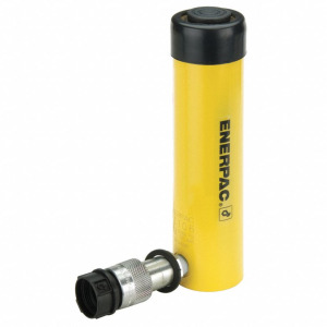 DESCRIPTION: SINGLE ACTING 10 TON HYDRAULIC RAM BRAND/MODEL: ENERPAC RETAIL$: $630.18 SIZE: 6" NOMINAL STROKE QTY: 1