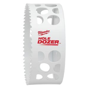 DESCRIPTION: 4-3/4" HOLE DOZER BI-METAL HOLE SAW BRAND/MODEL: MILWAUKEE RETAIL$: $48.45 SIZE: 4-3/4"X1-5/8" QTY: 1