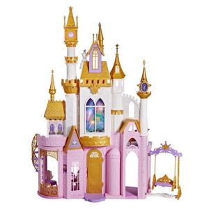 DESCRIPTION: ULTIMATE CELEBRATION CASTLE PRINCESS DOLL HOUSE BRAND/MODEL: DISNEY PRINCESS RETAIL$: $149.99 SIZE: 4' QTY: 1