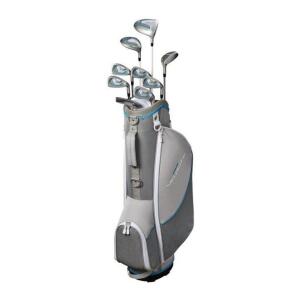 DESCRIPTION: WOMENS RIGHT HANDED TOUR VELOCITY GOLF CLUB SET BRAND/MODEL: WILSON RETAIL$: $299.99 QTY: 1