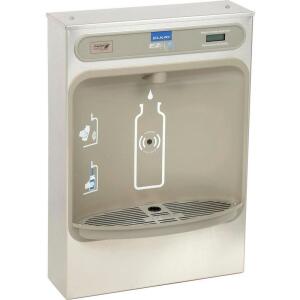 DESCRIPTION: SURFACE MOUNT STAINLESS STEEL BOTTLE SENSE WATER DISPENSER BRAND/MODEL: ELKAY EZH2O RETAIL$: $825.00 QTY: 1