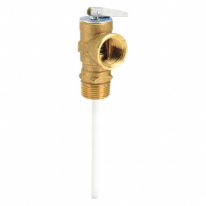 DESCRIPTION: (4) TEMPERATURE AND PRESSURE RELIEF VALVES BRAND/MODEL: WATTS RETAIL$: $18.74 EACH SIZE: 3/4" QTY: 4