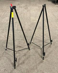 DESCRIPTION: (2) ADJUSTABLE HEIGHT EASELS AS SHOWN LOCATION: DINING AREA QTY: 2