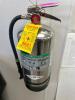 WET CHEMICAL FIRE EXTINGUISHER W/ 2021 CHARGE.