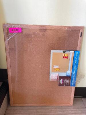 18" X 24" PUSH PIN BOARD. - NEW