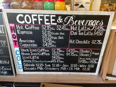 4' X 3' CHALK BOARD MENU BOARD