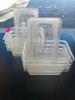 (8) 1/4 SIZE PLASTIC INSERTS W/ LIDS - 2