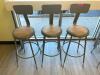 (3) METAL SCIENCE BAR STOOLS