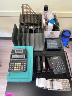 (1) LARGE LOT OF OFFICE SUPPLIES.