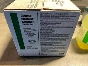 (1) BOX OF QUINET CHLORINE SANITIZER